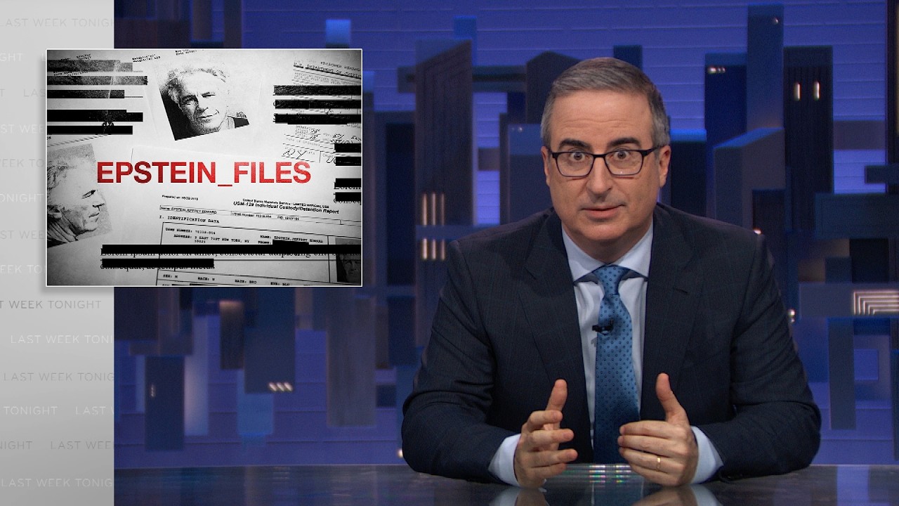 Thumbnail for: S13 E02: Epstein Files & Twitter: 2/22/26: Last Week Tonight with John Oliver