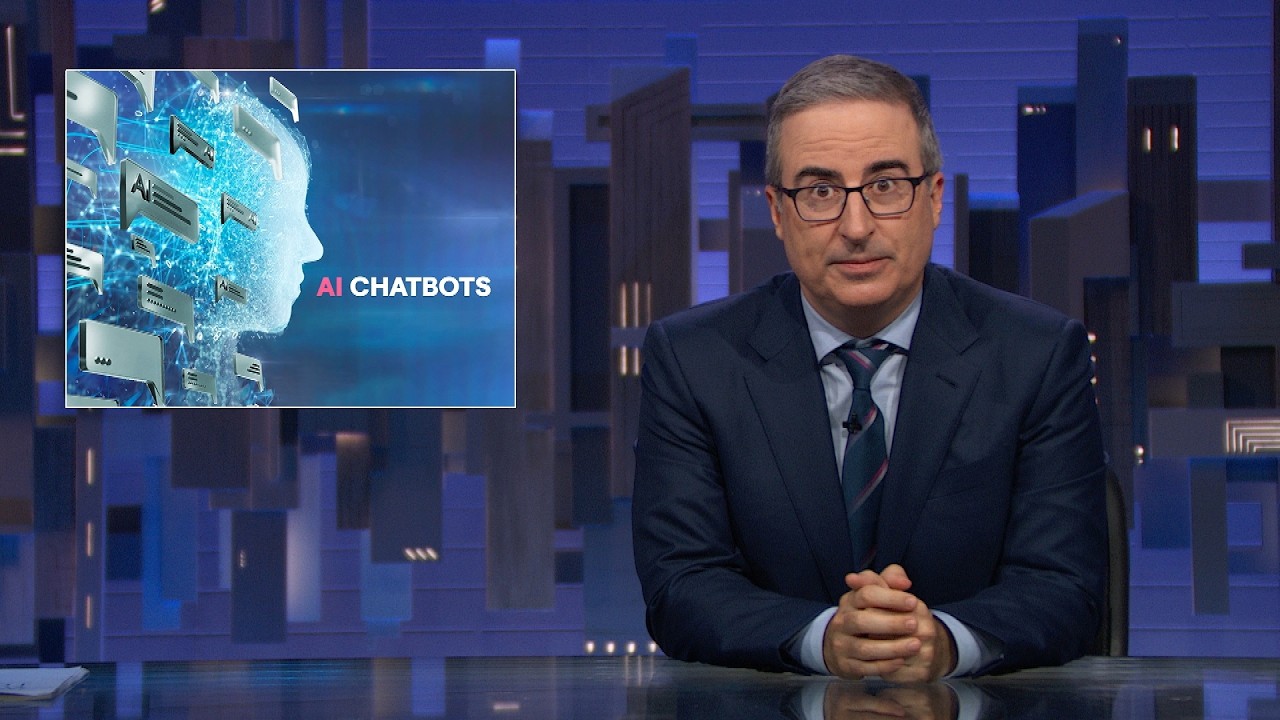 Thumbnail for: AI Chatbots: Last Week Tonight with John Oliver (HBO)